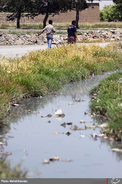 آبياري مزارع با فاضلاب در مشهد -1