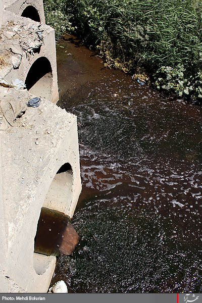 آبياري مزارع با فاضلاب در مشهد -1