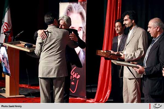 مراسم تجليل از استاد رضا صابري پیشکسوت تئاتر