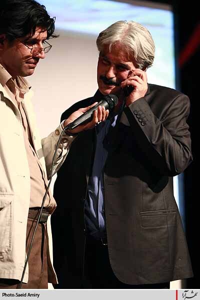مراسم تجليل از استاد رضا صابري پیشکسوت تئاتر