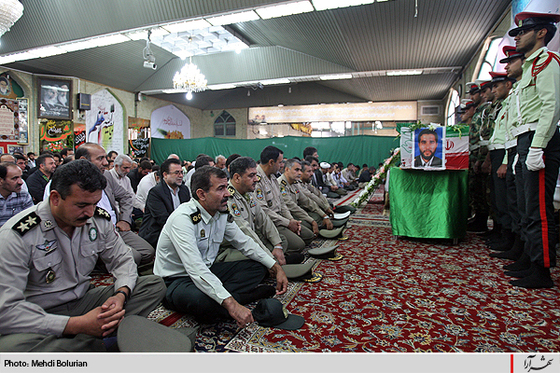 تشییع پیکر پاک شهید حسين غفاري‌نژاد  در مشهد