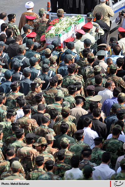 تشییع پیکر پاک شهید حسين غفاري‌نژاد  در مشهد