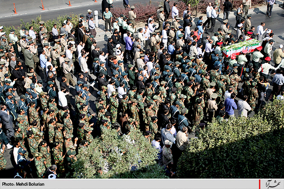 تشییع پیکر پاک شهید حسين غفاري‌نژاد  در مشهد