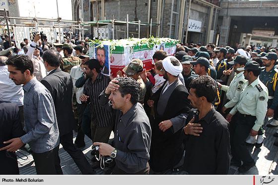 تشییع پیکر پاک شهید حسين غفاري‌نژاد  در مشهد
