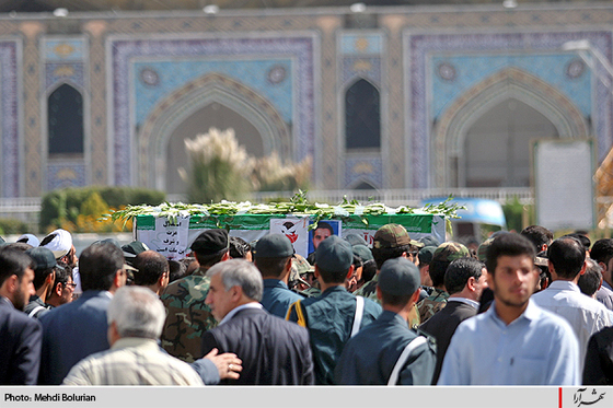 تشییع پیکر پاک شهید حسين غفاري‌نژاد  در مشهد