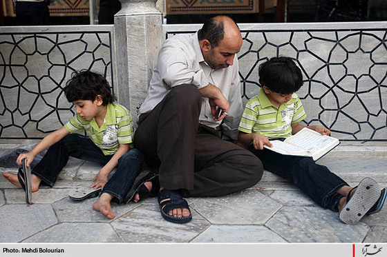 جزء خواني قرآن كريم در حرم امام رضا(ع)- 2