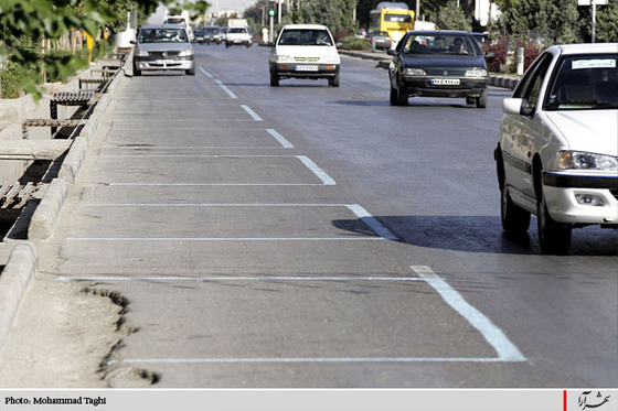 خط کشی ویژه کارت پارک هوشمند