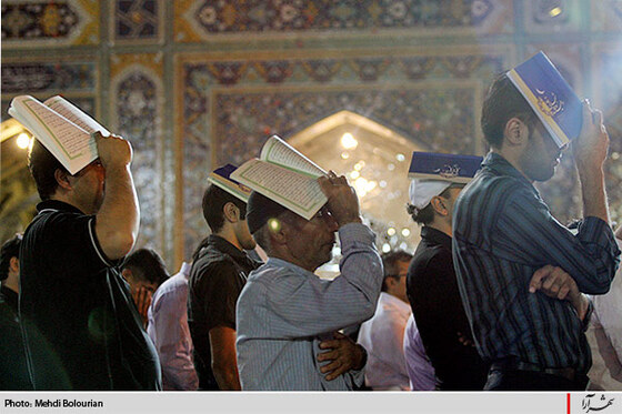 ليله القدر در حرم رضوي -1