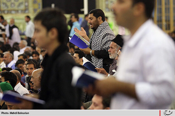 ليله القدر در حرم رضوي -1