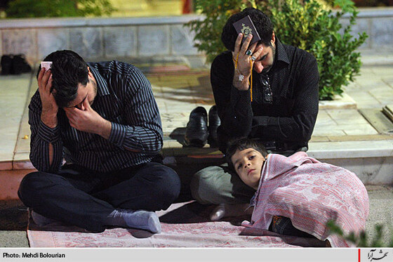 ليله القدر در جوار مزار شهدا- 3