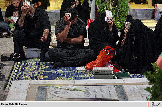 ليله القدر در جوار مزار شهدا- 3