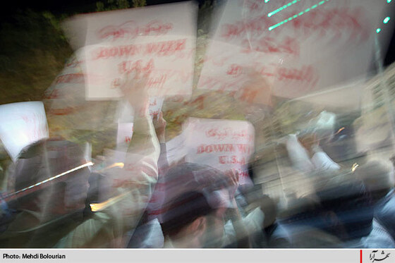 راهپیمایی مردم مشهد در اعتراض به اهانت به قرآن