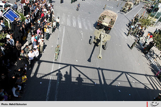 مراسم رژه نیروهای مسلح در هفته دفاع مقدس