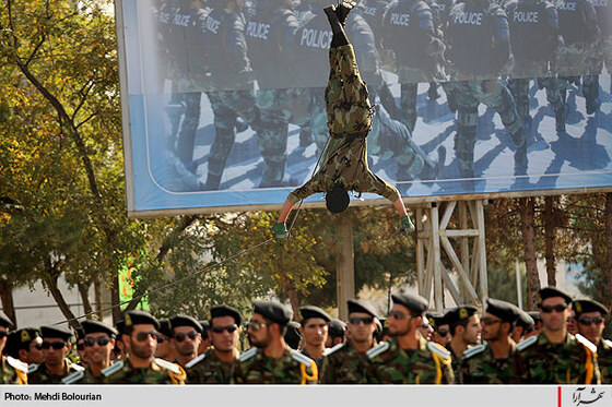 مراسم صبحگاه مشترک نیروی انتظامی-1 