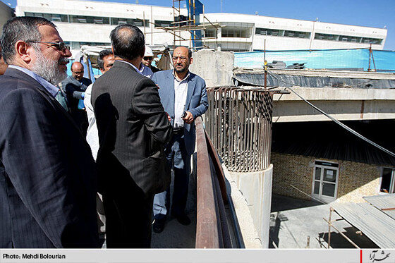 بازديد اعضاي شورا از پروژه عظيم ميدان شهدا
