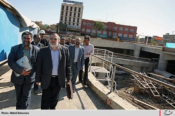 بازديد اعضاي شورا از پروژه عظيم ميدان شهدا