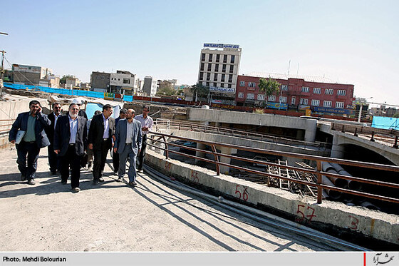 بازديد اعضاي شورا از پروژه عظيم ميدان شهدا