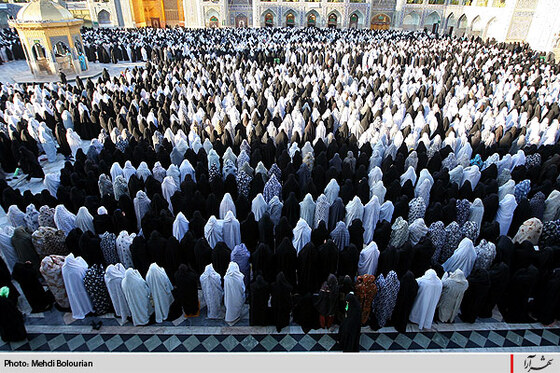 نماز عید سعید قربان در حرم رضوي