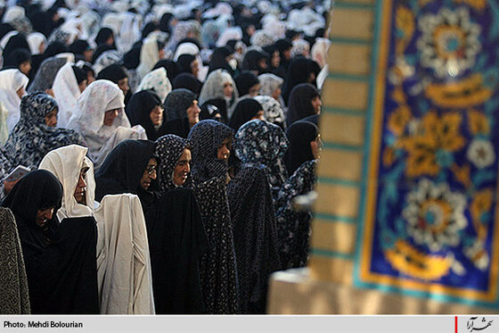 نماز عید سعید قربان در حرم رضوي