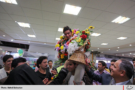 گزارش خبري/ ورود اولين مدال‌آور  ايران در گوانگجو به مشهد