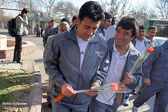 عيادت بازيكنان تيم ملي فوتبال از جانبازان