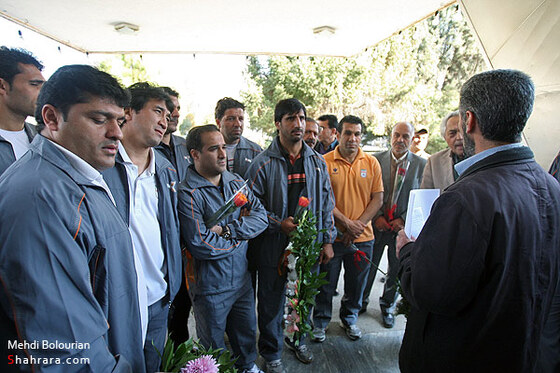 عيادت بازيكنان تيم ملي فوتبال از جانبازان