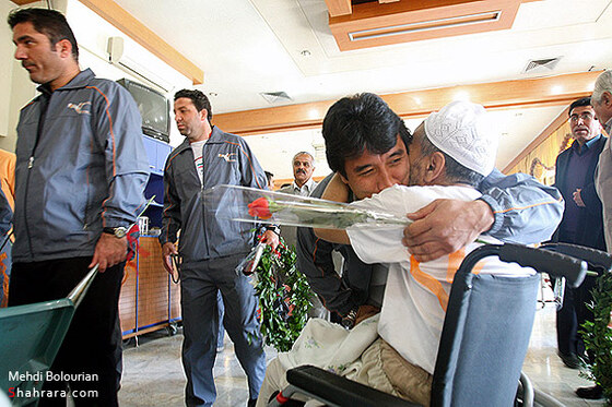 عيادت بازيكنان تيم ملي فوتبال از جانبازان