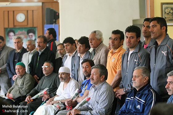 عيادت بازيكنان تيم ملي فوتبال از جانبازان