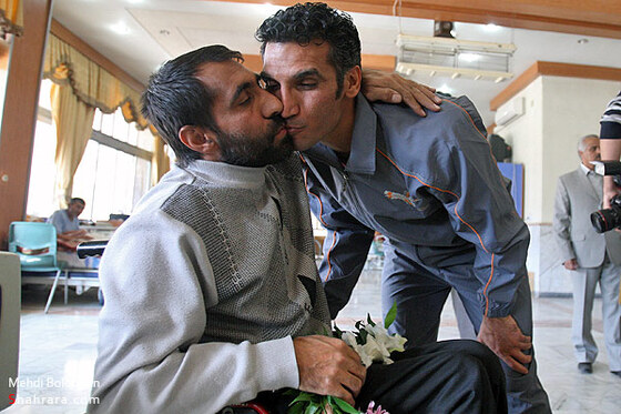 عيادت بازيكنان تيم ملي فوتبال از جانبازان