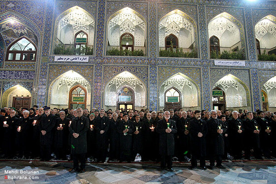 مراسم خطبه خوانی در حرم امام رضا(ع) 