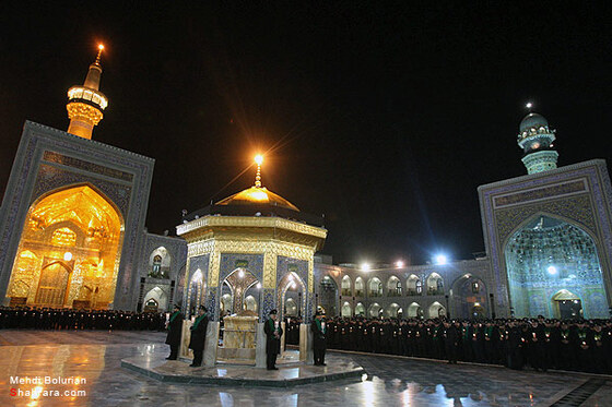 مراسم خطبه خوانی در حرم امام رضا(ع) 