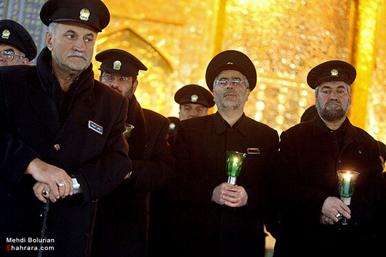 مراسم خطبه خوانی در حرم امام رضا(ع) 