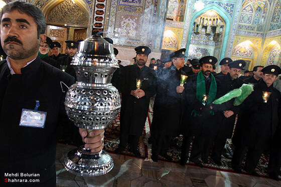 مراسم خطبه خوانی در حرم امام رضا(ع) 