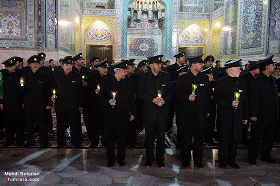 مراسم خطبه خوانی در حرم امام رضا(ع) 