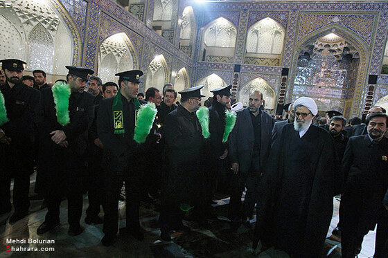 مراسم خطبه خوانی در حرم امام رضا(ع) 