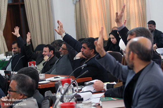 يكصدو نهمين جلسه پارلمان شهري مشهد