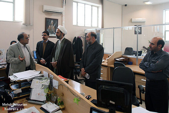 بازديد مدير كل بازرسي خراسان از تحريريه شهرآرا