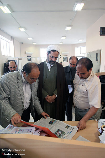 بازديد مدير كل بازرسي خراسان از تحريريه شهرآرا