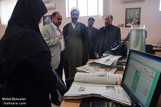 بازديد مدير كل بازرسي خراسان از تحريريه شهرآرا