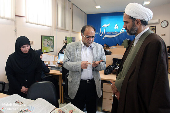 بازديد مدير كل بازرسي خراسان از تحريريه شهرآرا