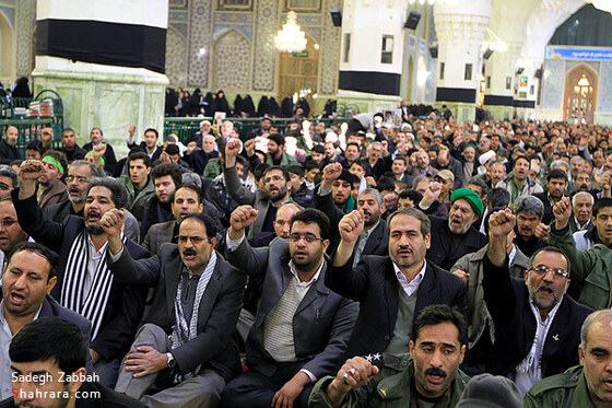 ' تجمع بزرگ بصيرت ' در حرم امام رضا (ع)