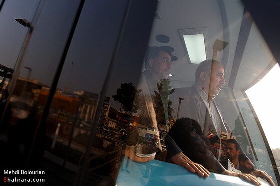 بازديد استاندار خراسان رضوي از قطار شهري مشهد