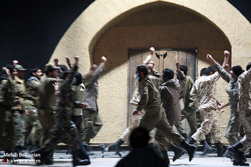 گزارش خبري/ آماده سازي نمايش شب آفتابي