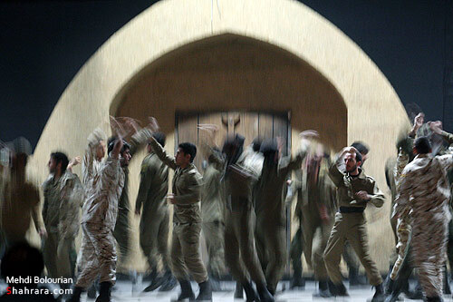 گزارش خبري/ آماده سازي نمايش شب آفتابي