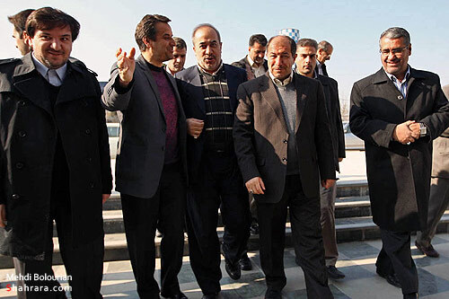 بازديد وزير كشور از قطار شهري مشهد