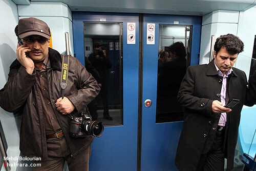 بازديد وزير كشور از قطار شهري مشهد