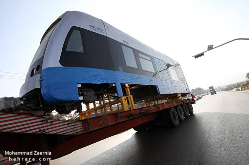 گزارش خبري/ ورود محموله دوم واگن های قطار شهری