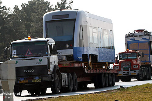 گزارش خبري/ ورود محموله دوم واگن های قطار شهری