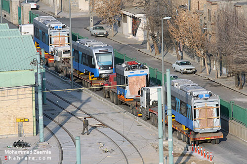 گزارش خبري/ ورود محموله دوم واگن های قطار شهری