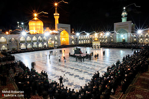 خطبه خواني شب شهادت امام رضا(ع)